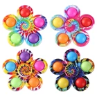 Силиконовый Спиннер для пальцев, пузырьковый Спиннер для аутизма, тренировочный Спиннер для граффити, сенсорная игра-сжималка, подарок для детей для раннего развития