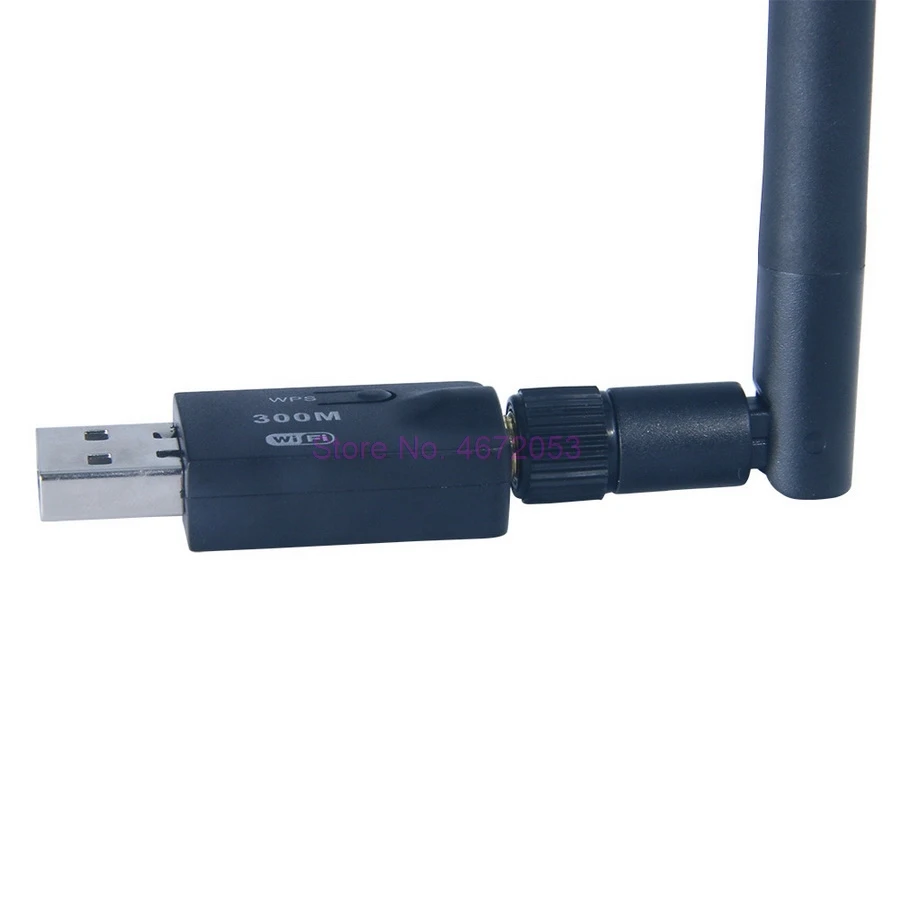 100 шт. 5dBi USB Мини Беспроводная 300 Мбит/с сетевой адаптер LAN Карта WIFI 802.11n/g/b PCB антенна