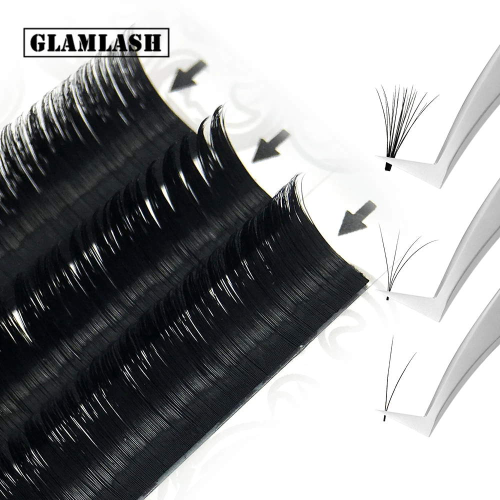 GLAMLASH Easy Fan цветение наращивание ресниц автоматический Быстрый веер