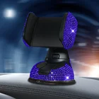 Универсальный автомобильный держатель для сотового телефона с кристаллами Bing Автомобильный держатель для телефона Автомобильные Сотовые устройства интерьер для женщин и девочек