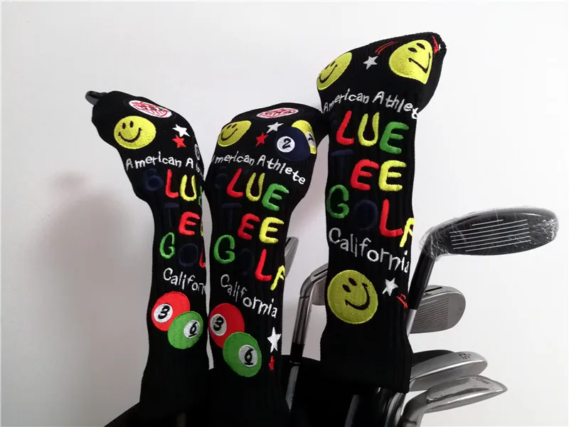 Новинка голубая футболка головной убор для игры в гольф вязаные головные уборы #1