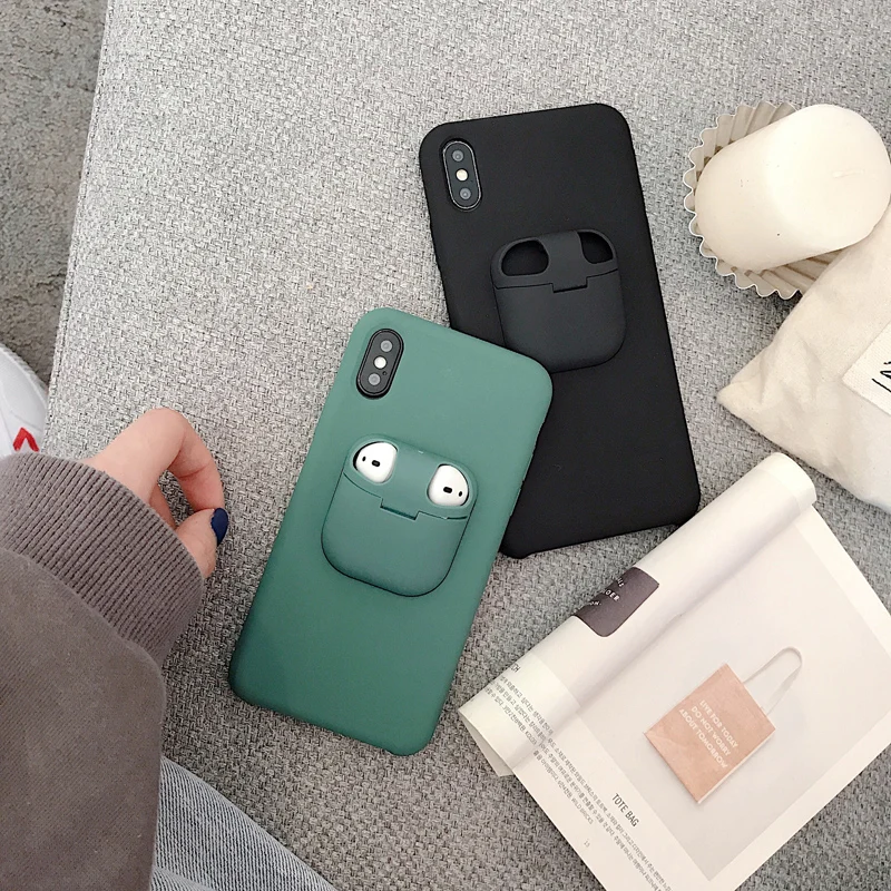 Чехол для iPhone 11 Pro Max чехол Xs Xr X 8 7 6 6s Plus AirPods 2 1 pro силиконовый мягкий AirPods3