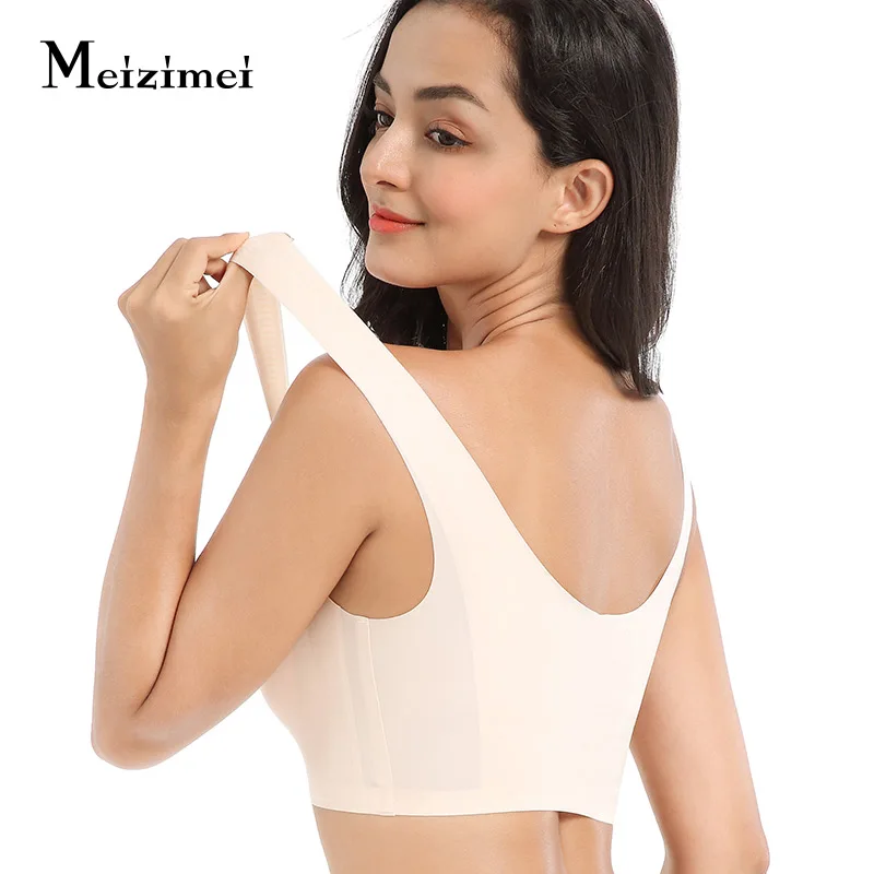 Meizimei сексуальный красивый бесшовный топ на спине bh бюстгальтеры для женщин