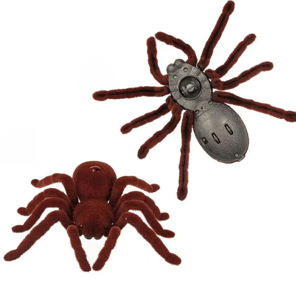Модель розыгрыша в подарок на Хэллоуин реалистичный паук с дистанционным