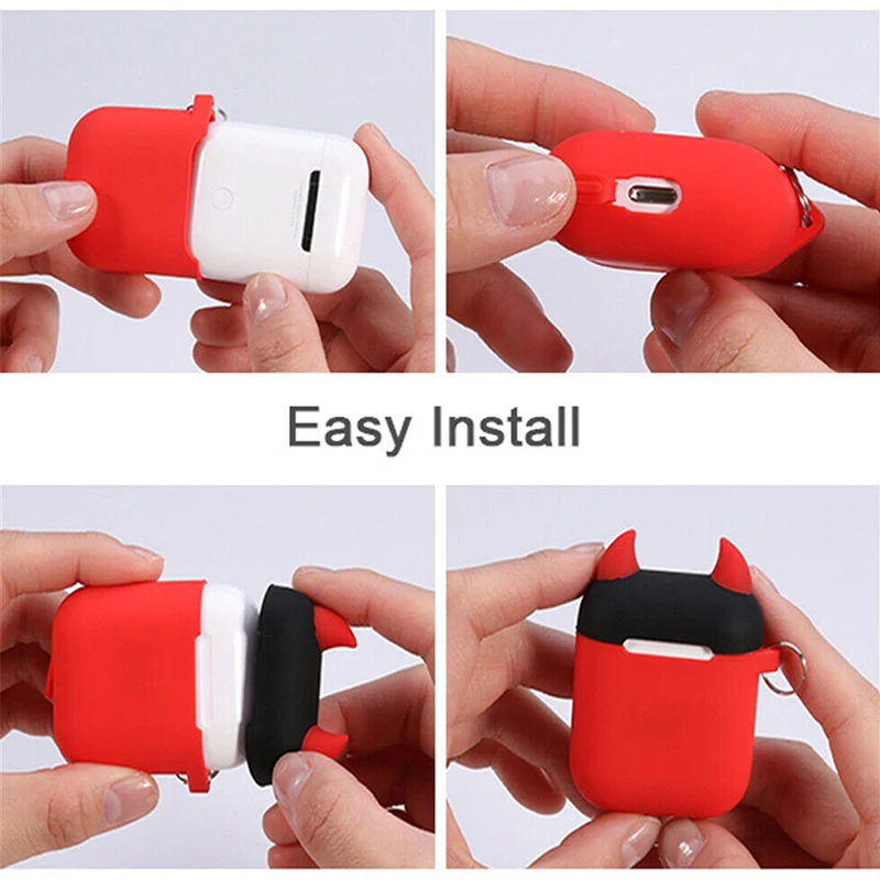 Модный милый мягкий силиконовый защитный чехол Ox Horn Удобный прочный