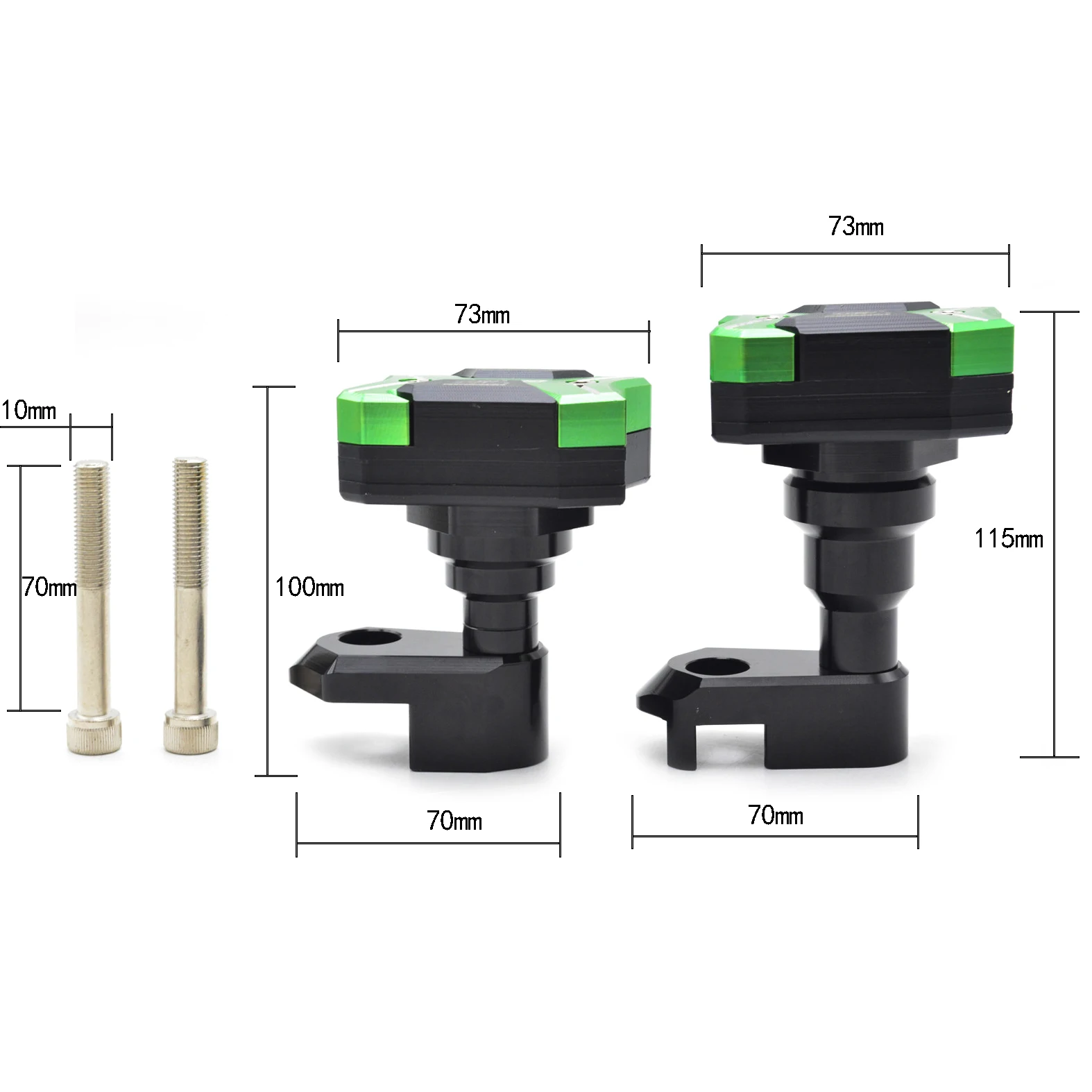 Аварийные колодки для рамы мотоцикла Слайдеры корпуса двигателя защита от