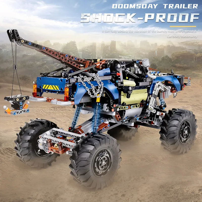 

MOULD KING 18006 Car Model The APP Motorized RC Rebel Tow Truck Building Blocks Bricks Assembly Kids Christmas Toys Gift