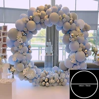 80 180cm pvc ring balloon arch diy wreath frame background holder circle ballon stand wedding birthday party decor baby shower