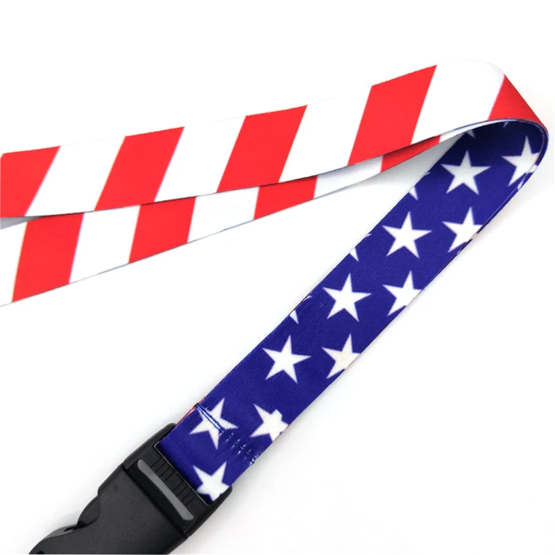 10 шт. брелок для ключей с принтом американского флага | Мобильные телефоны и