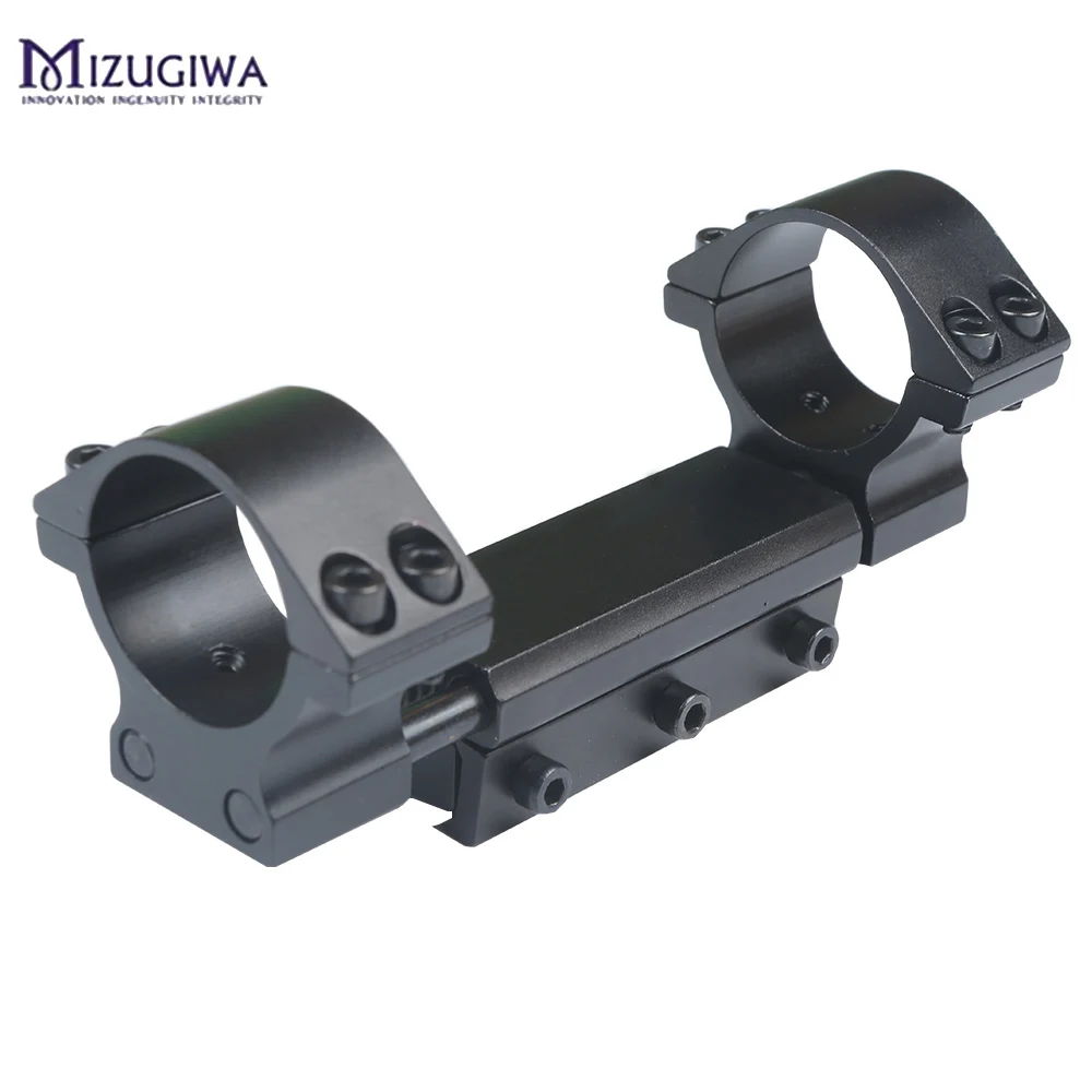 Одна штука, крепление для винтовки Airgun 25,4 мм/30 мм, двойное кольцо с стоп-штифтом 11 мм, рейка с плоским верхом