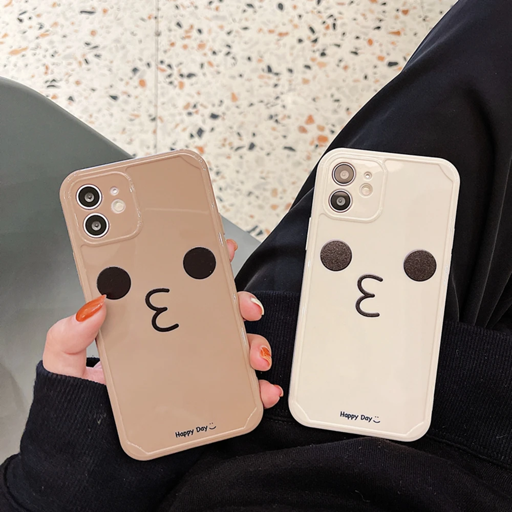 

For iPhone 11 12 Pro Mini Case New Luxury Funny Cute Full Protection Soft Cover For iPhone X XR 11 XS Max 7 8 6 6s SE Phone Case
