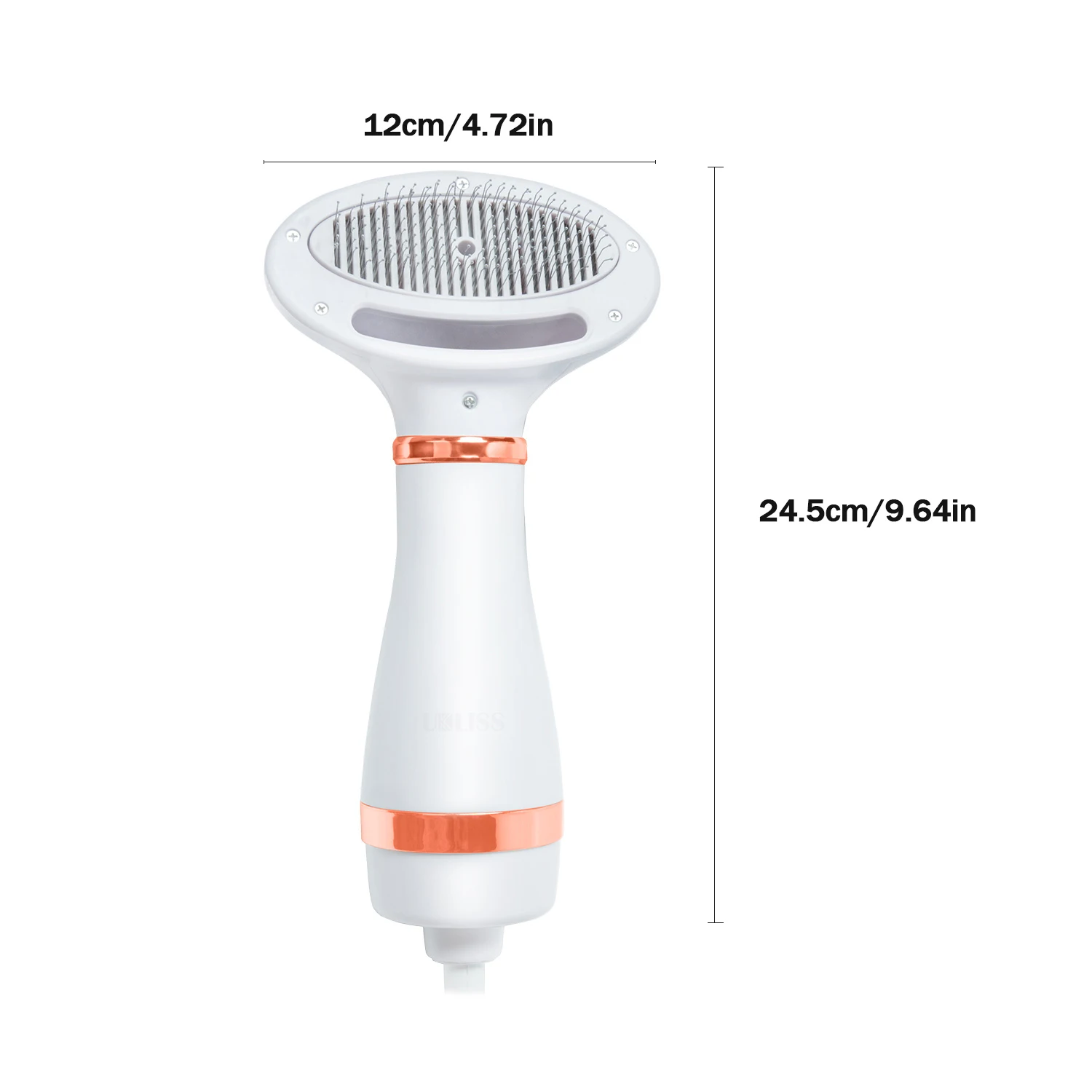 

Pet Hair Dryer Comb No2-In-1Ise Grooming Hair Low Noice Cat Speed And Temperatures Adjustable Portable Hair Comb Dog Fur Blower