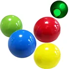 4 шт., флуоресцентные клейкие шарики-Сквош