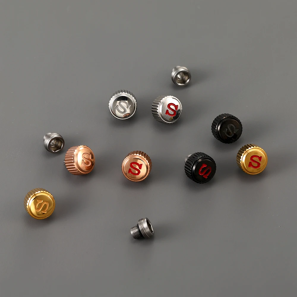 Мод для самостоятельной сборки серебристые черные золотые часы SKX007 корона