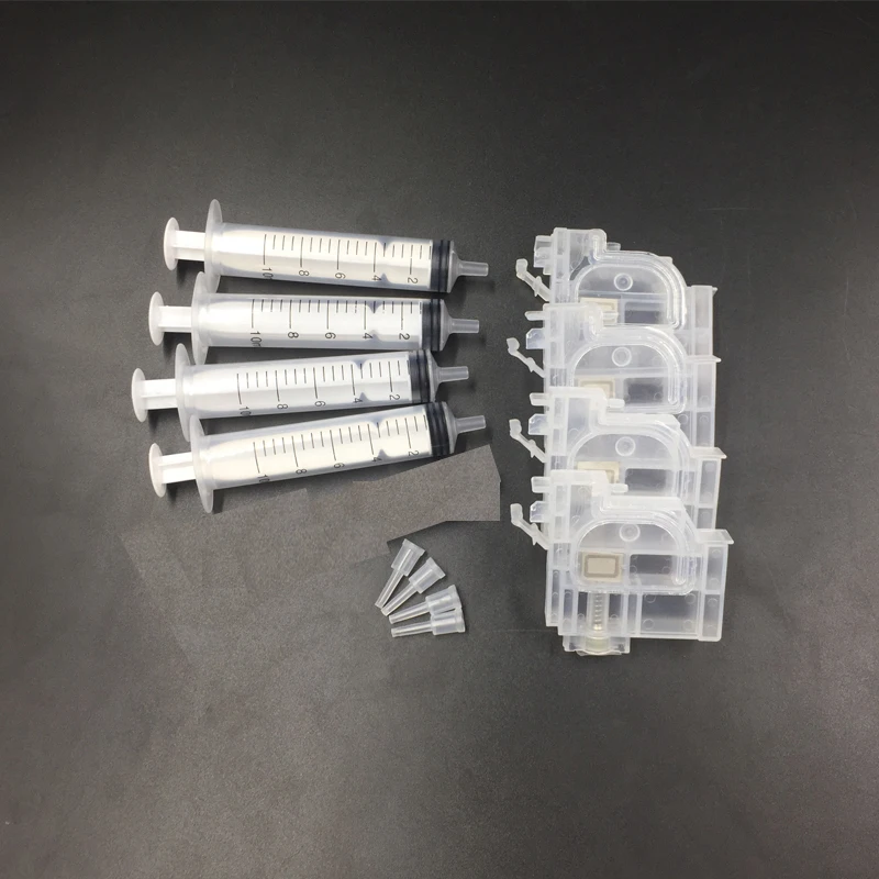 До 4 шт. чернильные картриджи демпфер + всасывающий инструмент совместимый для Epson