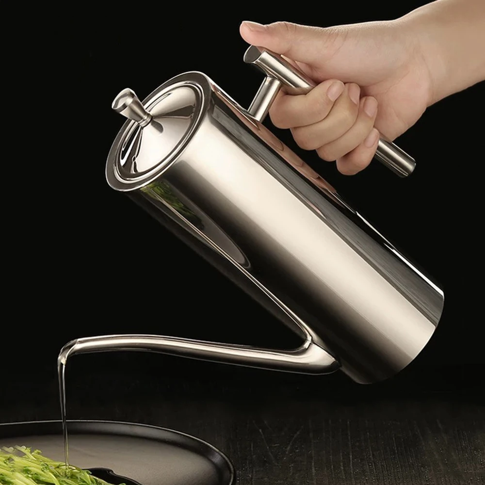 Бутылка для масла из нержавеющей стали 304 бытовые Бутылочки соевого соуса горшок