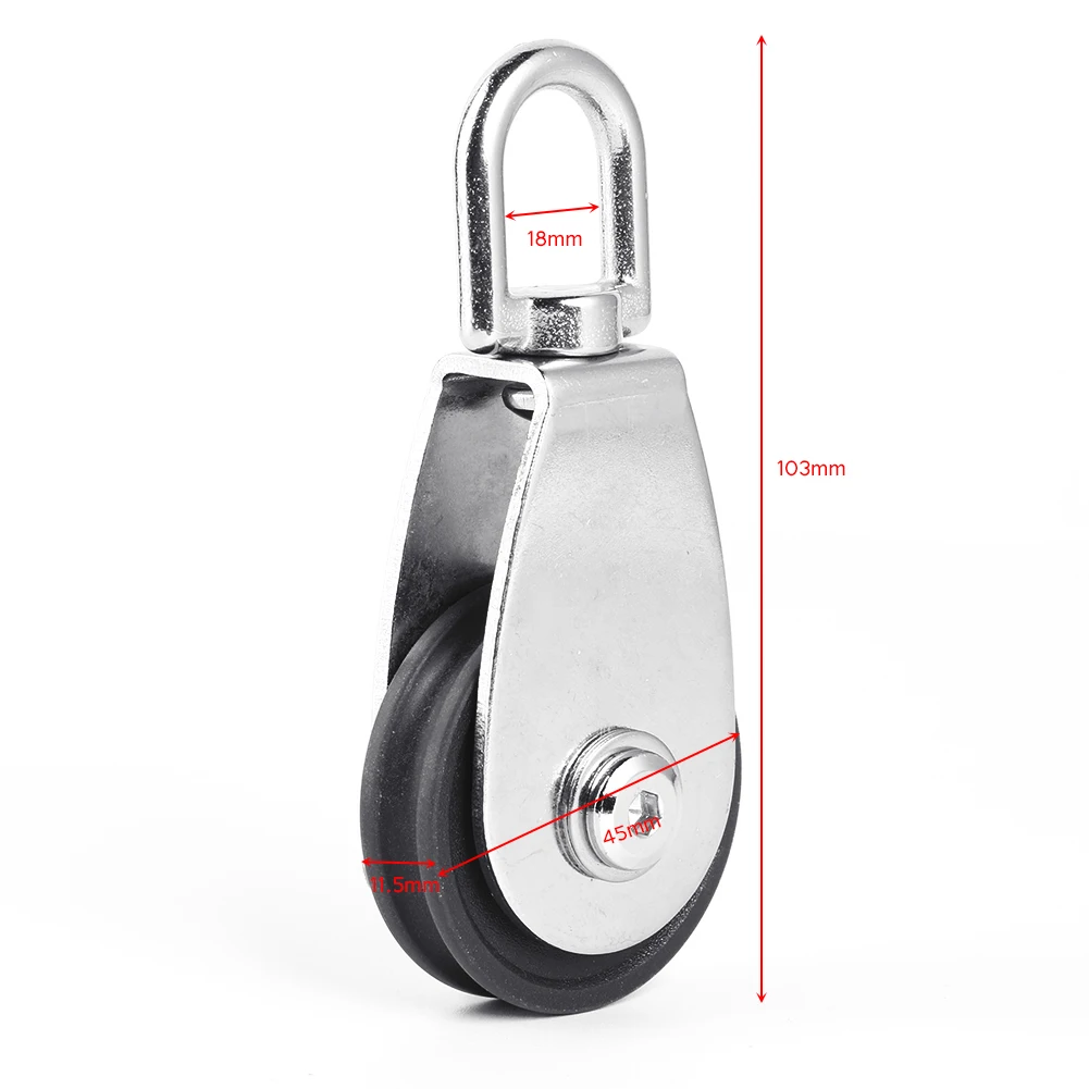 

Stainless Steel Fitness Pulley Mute Gym Equipment Bearing Heavy Lifting Workout for Effective Working-out Accessory