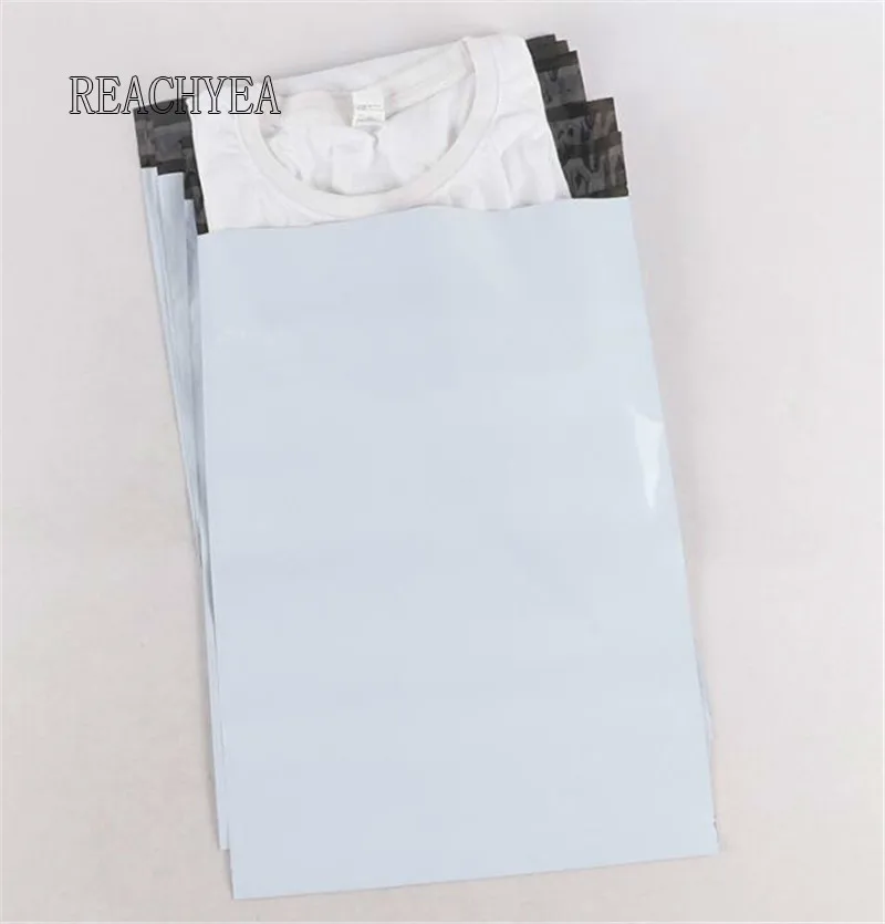 10 шт./лот белые пластиковые почтовые конверты отправки пакеты самоклеящиеся