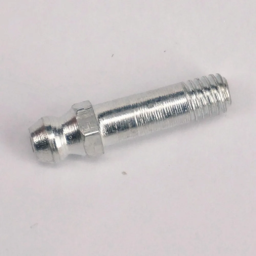 LOT 10 M6 x 1mm Metric male Lengthen Straight iron Grease Zerk Nipple Fitting For Grease Gun