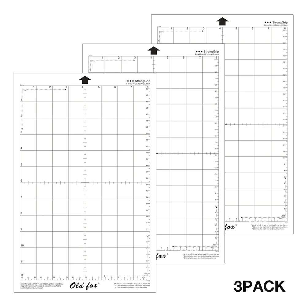 3 шт. настенный коврик с мерной сеткой 8 на 12 дюймов| |