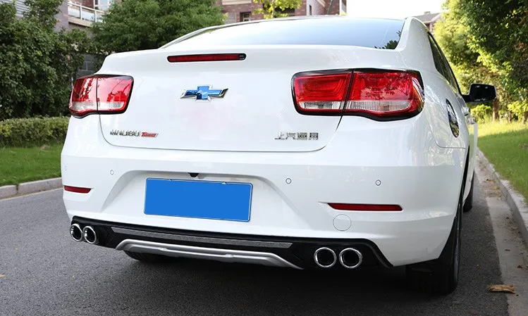 Для Malibu Задний Спойлер ABS задний бампер диффузор защитные бамперы для после хром