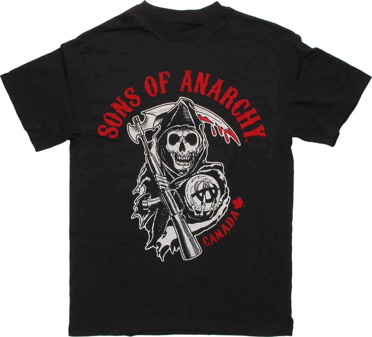 

Classic Sons of Anarchy Reaper Canada T-Shirt. Summer Cotton O-Neck Short Sleeve Mens T Shirt New S-3XL