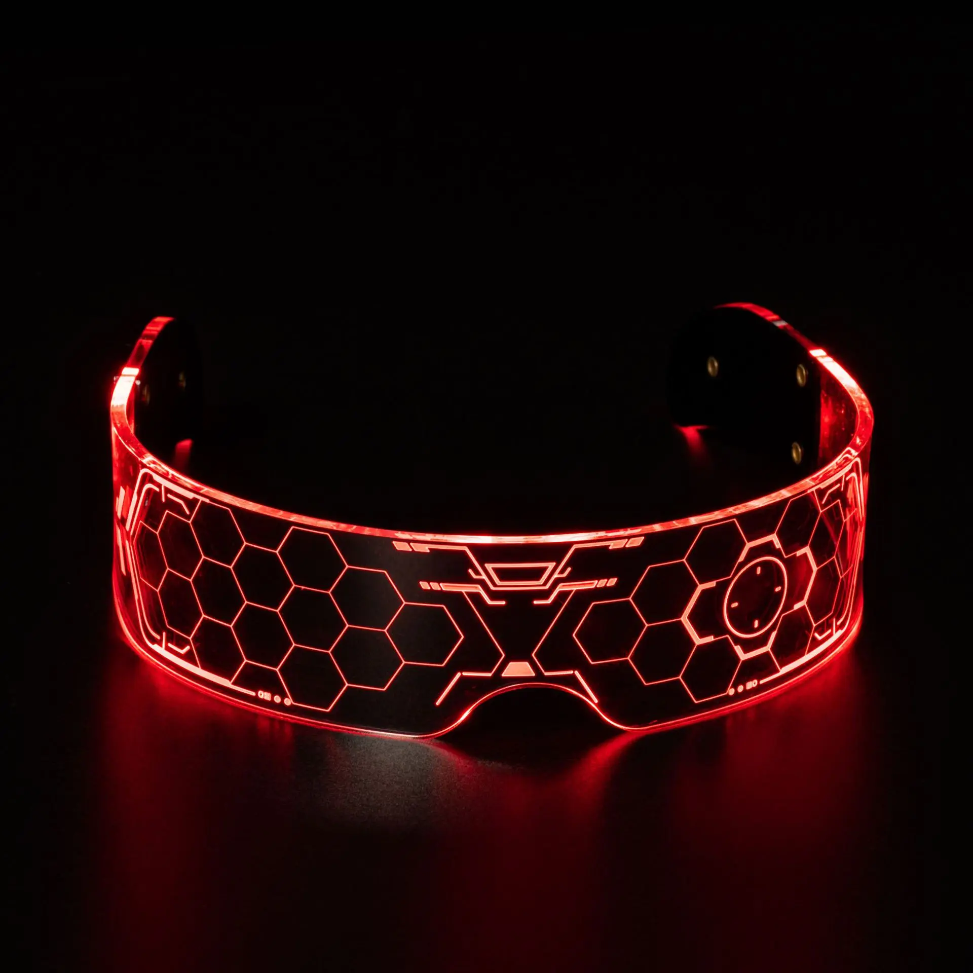 

Led Colorful Luminous Technology Glasses Bar Disco Party Science Fiction Honeycomb Glasses Music Festival