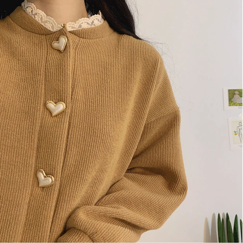 RealSheWinter женский кардиган с круглым вырезом без рукавов на пуговицах Однотонный