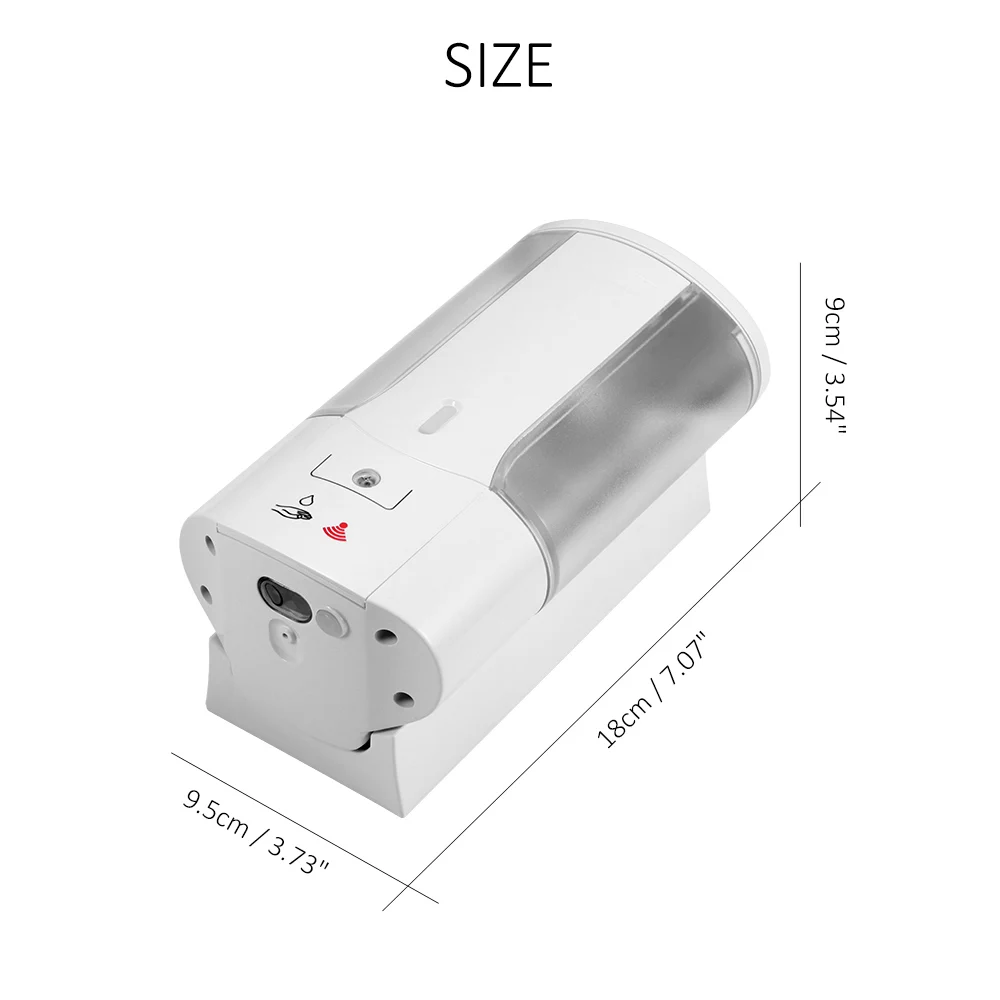 400 мл настенный дозатор для жидкого мыла бесконтактная Сенсор мыло рук мыльный