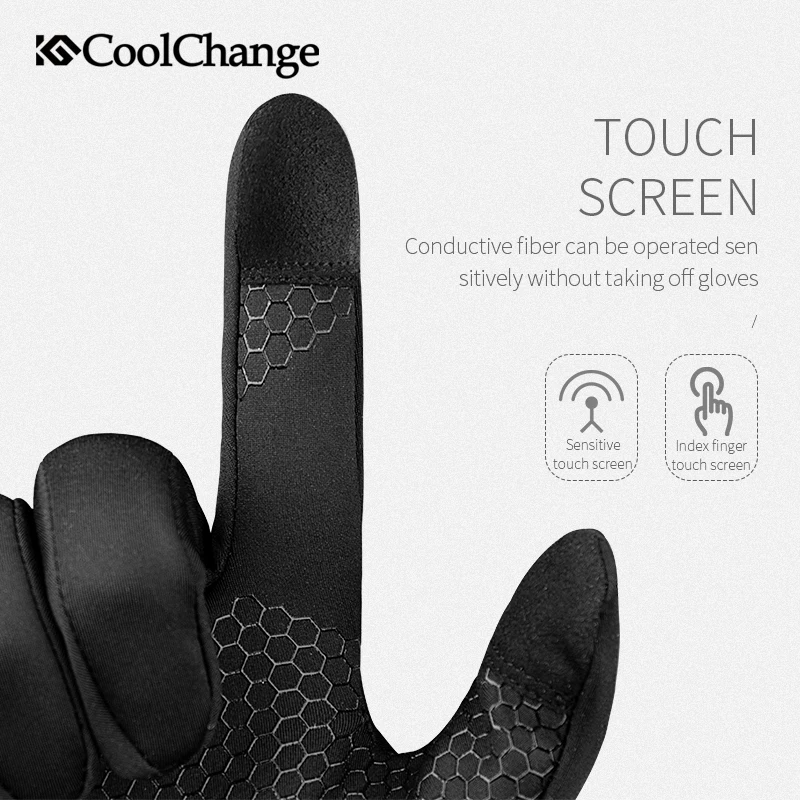 Велосипедные перчатки Coolchange для мужчин и женщин ветрозащитные теплые горных