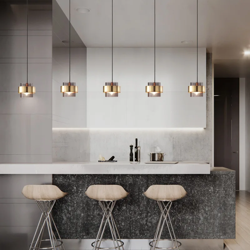 

modern hanging ceiling lamps deco chambre iron bedroom LED pendant lights restaurant lustre pendente industrial lamp