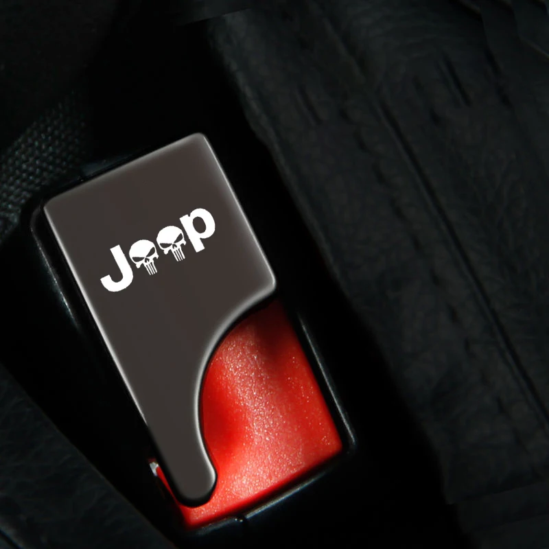

Car Safety Buckle Clip Seat Belt Plug Alarm Canceler Stopper For Jeep Cherokee Compass Patriot Renegade Rubicon Wrangler