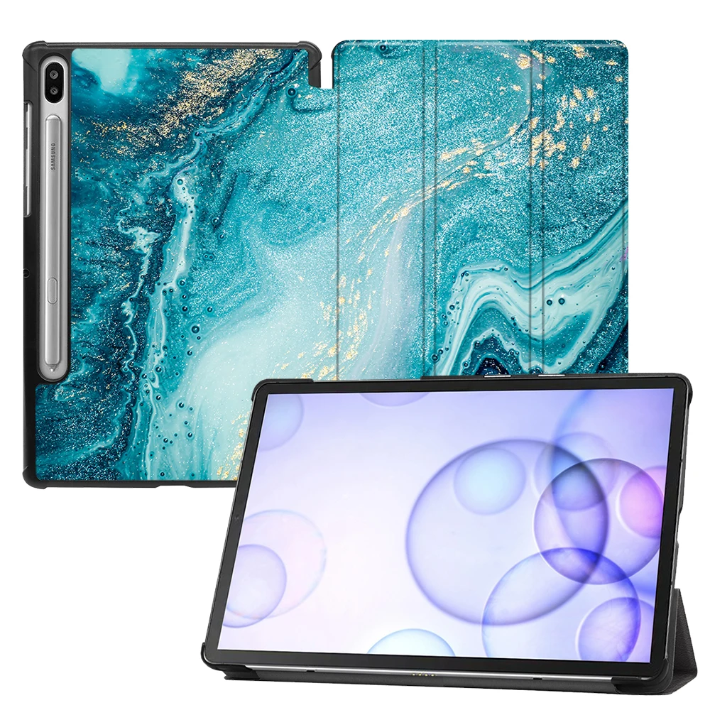 MTT для samsung Galaxy Tab S6 10,5 ''чехол для планшета SM-T860 T865 T867 из искусственной кожи флип-стенд смарт-чехол Funda Авто Режим сна/пробуждения