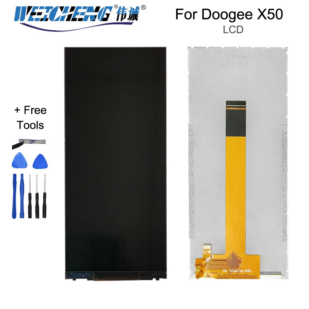 5 0for doogee x50 x50l lcd display screen replacement repair part for doogee x50x50lmobile phone accessories with tools free global shipping