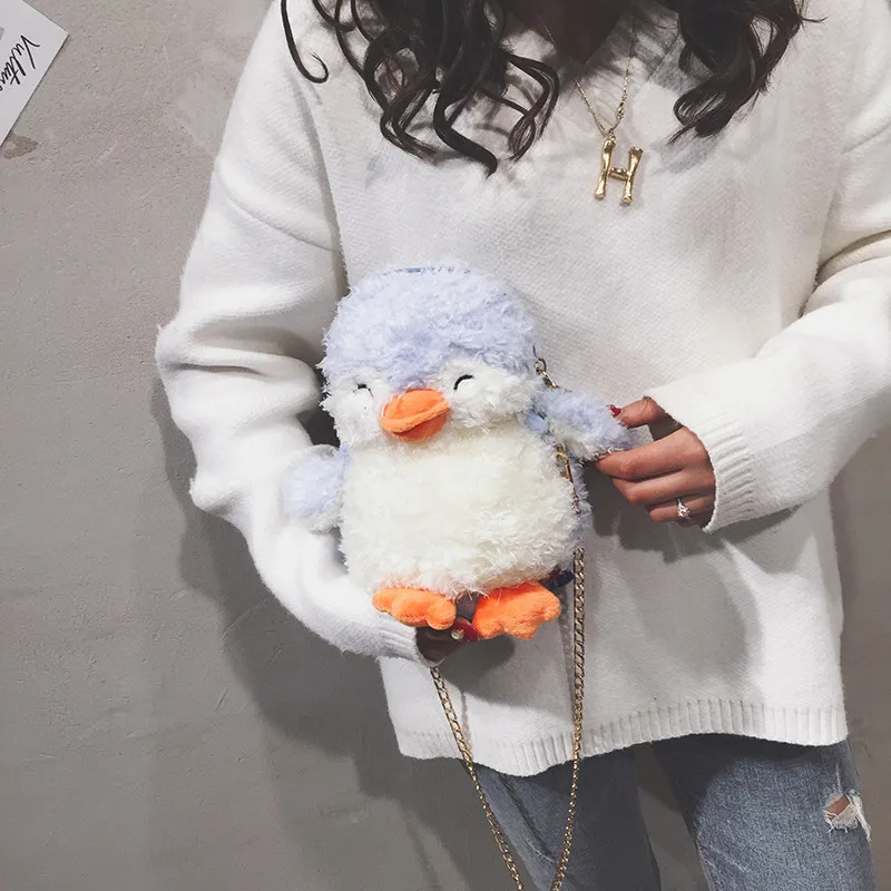 Новинка супермилая плюшевая игрушка мультяшный Забавный Пингвин мягкая кукла