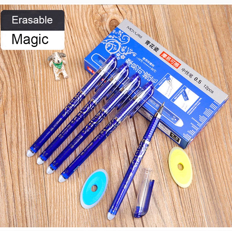 Гелевая ручка Ruixiang Frixion школьная стираемая с гелевыми чернилами 0 5 мм стандартная