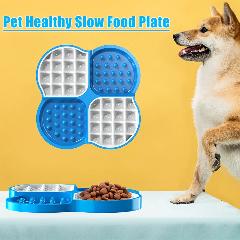 

Dog accessories pet lick pad slow food bowl (with suction cup) durable pet supplies prevent choking healthy design tableware