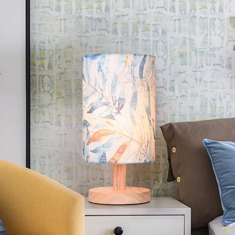Скандинавский деревянный светодиодный светильник прикроватный декоративный