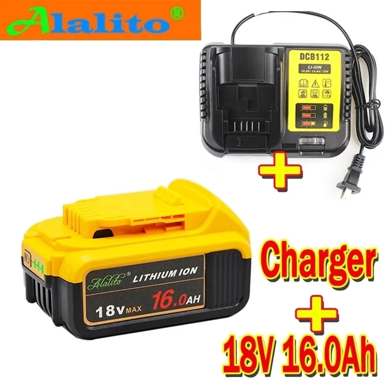 Замена аккумулятора для электроинструмента DeWalt DCB184 DCB181 DCB182 DCB200 20 в 5 А 18 + зарядное