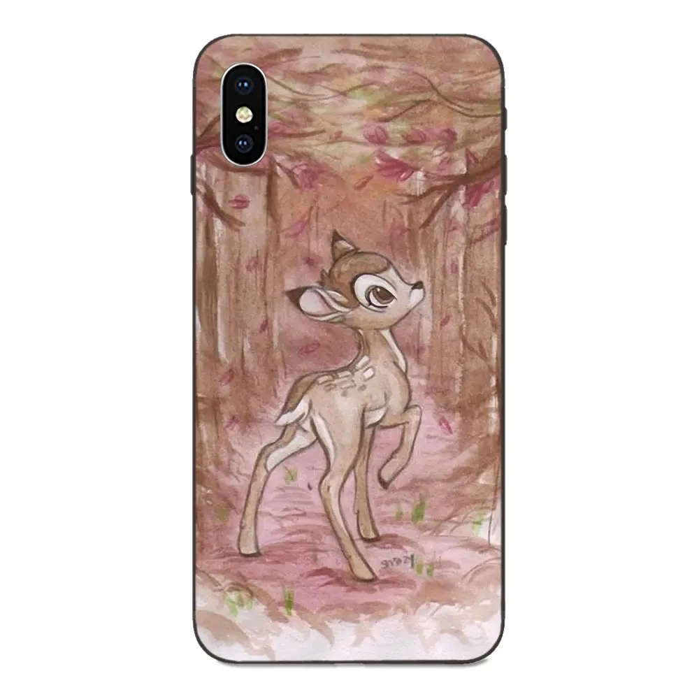 Мягкий чехол из ТПУ для Xiaomi Redmi Mi Note 2 3S 8 9 Lite SE Pro Design Bambi | Мобильные телефоны и