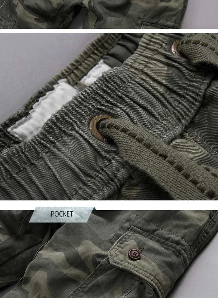 Fashion Camo Joggers Cargo Pants Men Casual Cotton Loose Baggy Harem Pants Military Army Style Outdoor Trousers Man Clothes