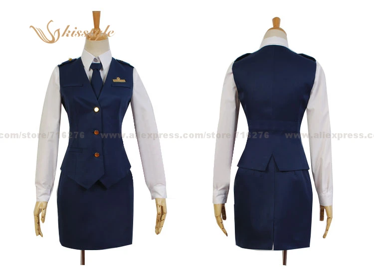 

Аниме рельсовые войны! Униформа Nihon Kokuyu Tetsudo Koantai nan Iida одежда для косплея костюм