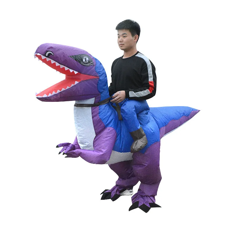 

Halloween Waterproof Polyester Toys For Children Adult Inflatable Dinosaur Santa Claus Clothes Fancy Costume Suit Party Toy