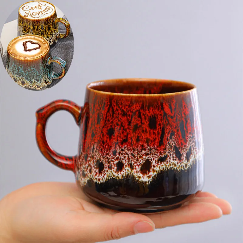 

Ceramics Chinese Tea Cups Milk Coffee Mugs Kung Fu Porcelain Drinking Cups Teacup Latte Handprint Beer Whiskey Drinks Drinkware