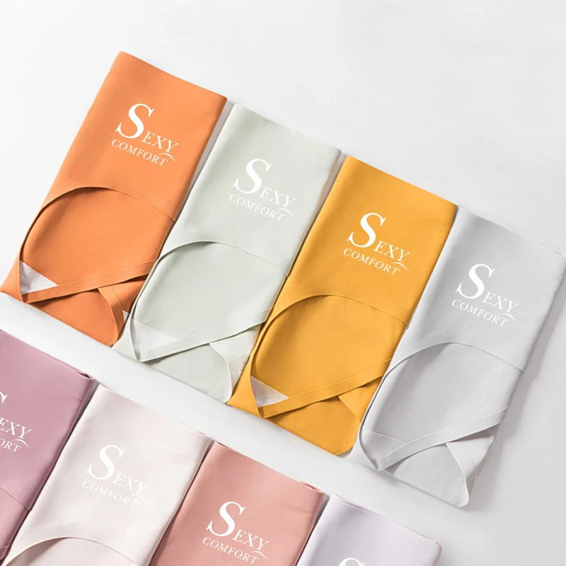 Женские сексуальные трусы из ледяного шелка удобное мягкое нижнее белье дышащие