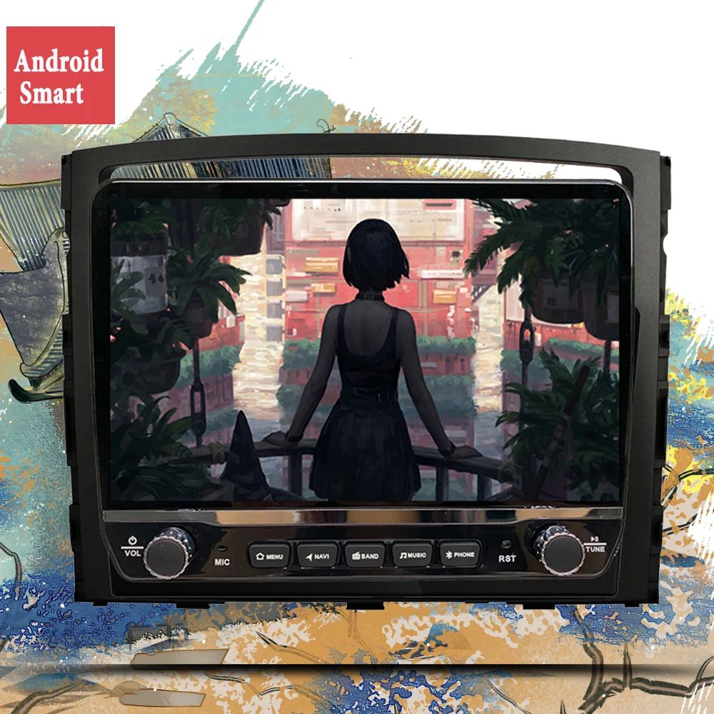 

10.1" Car GPS Multimedia Player For Mitsubishi Pajero V97 2006-2014 Navigation Radio Video Audio Built-in 4G no 2 din dvd