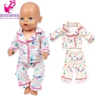 Пижамный комплект для куклы, 17 дюймов, штаны для куклы 18 дюймов