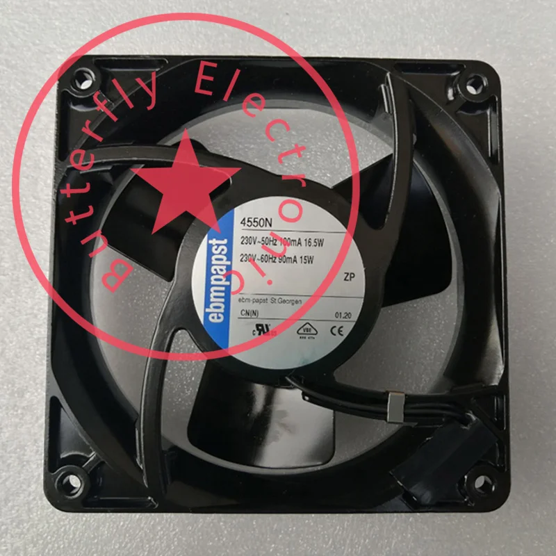 

Бренд NEW TYP 4550N 220V/230V 15W Оригинальный Германия высокая термостойкость 12038 12 см охлаждающий вентилятор охлаждения 120*120*38 мм