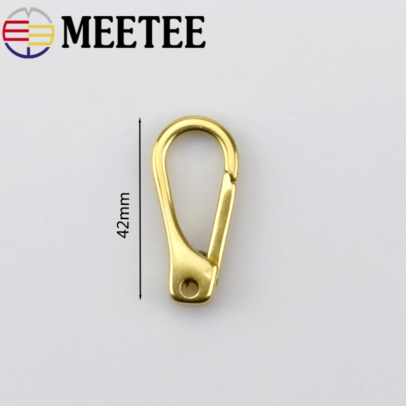 1/2 шт твердая латунная квадратная металлическая пряжка для сумки крюк Омаров