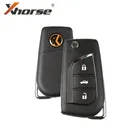Xhorse VVDI2 для Toyota Тип 3 кнопки XKTO00EN проводной дистанционный ключ универсальный дистанционный ключ для VVDI2 10 шт.лот